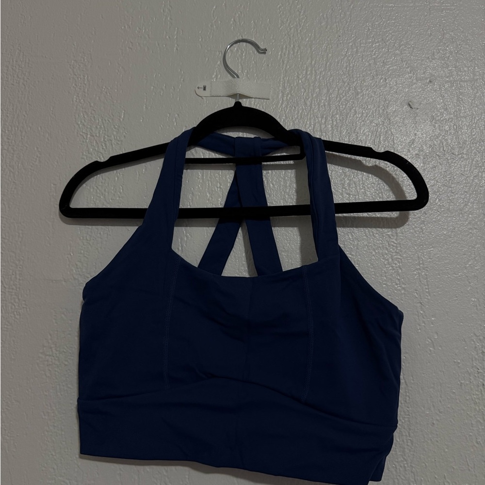 Navy Blue Women's Sports Bra